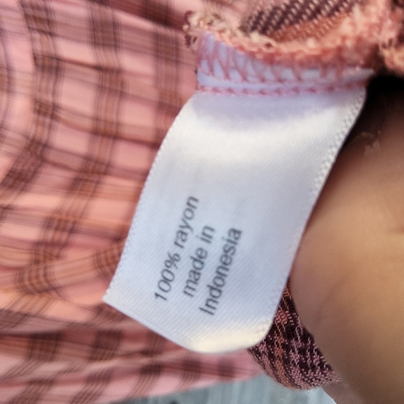 Lane Bryant pink long sleeved blouse size 20 - Picture 7 of 9